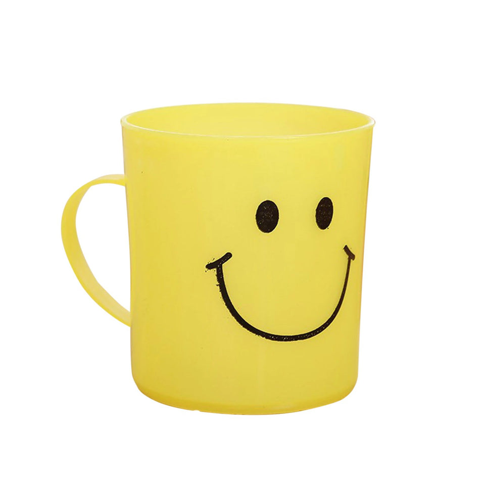 744 Unbreakable Plastic Coffee-Milk BulkySellers Smiley Mug