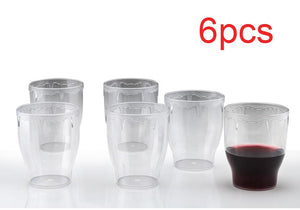 621 Stylish look BulkySellers Glass, Transparent Glasses Set 300ml
