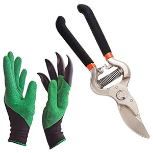 BulkySellers Gardening Tools - Gardening Gloves and Flower Cutter/Scissor/Pruners