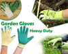 BulkySellers Gardening Tools - Falcon Gloves, Flower Cutter/Scissor & Garden Tool Wooden Handle (3pcs-Hand Cultivator, Small Trowel, Garden Fork)