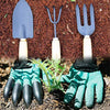 BulkySellers Gardening Hand Cultivator, Big Digging Trowel, Shovel & Garden Gloves with Claws for Digging & Planting