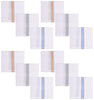 595 Men's Cotton Handkerchief (White, 12 pcs)