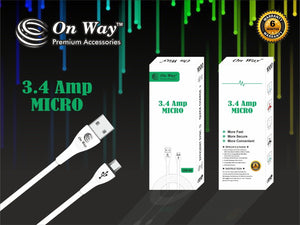 308_Premium Super Fast Charging 3.4 Amp Micro USB Data and Charging Cable
